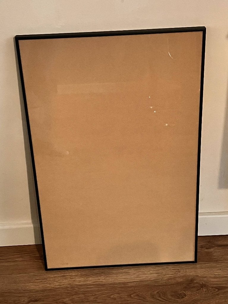 zwarte wissellijst 45 x 70 cm, Ophalen, Kunststof, Met glas, 45 cm