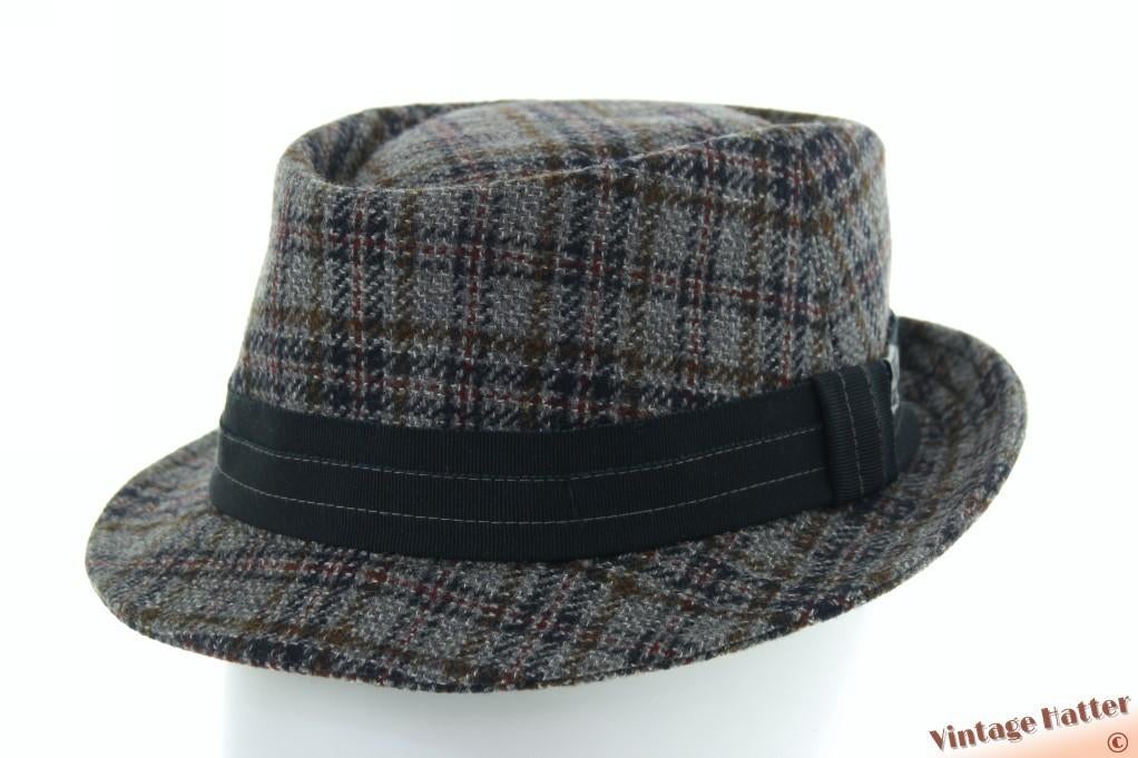 Vintage Trilby hoed Michael Zechbauer Mayser blauwgrijs 56, Hoed, Ophalen of Verzenden, Michael Zechbauer Mayser, 57 cm (M, 7⅛ inch) of minder