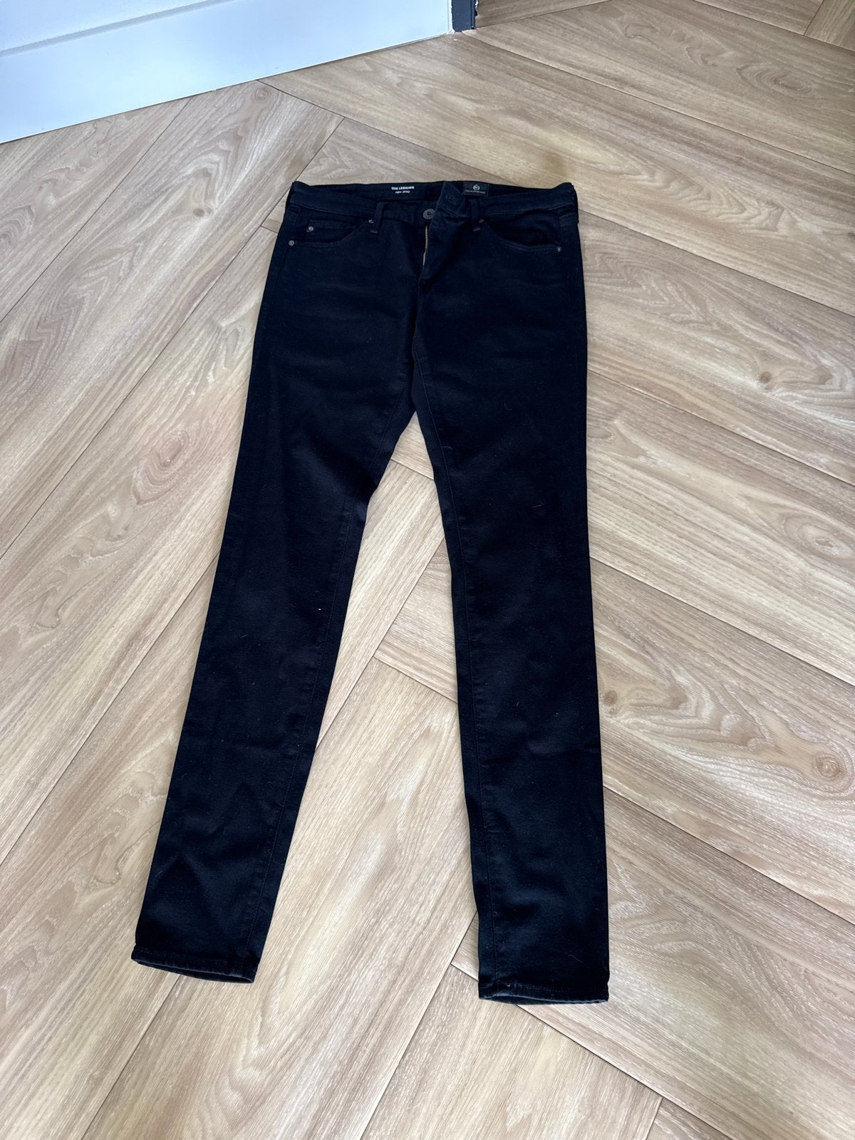 AG Adriano Goldschmied The Legging Super Skinny Jeans Zwart, Ophalen of Verzenden, Zo goed als nieuw, Zwart, W28 - W29 (confectie 36)
