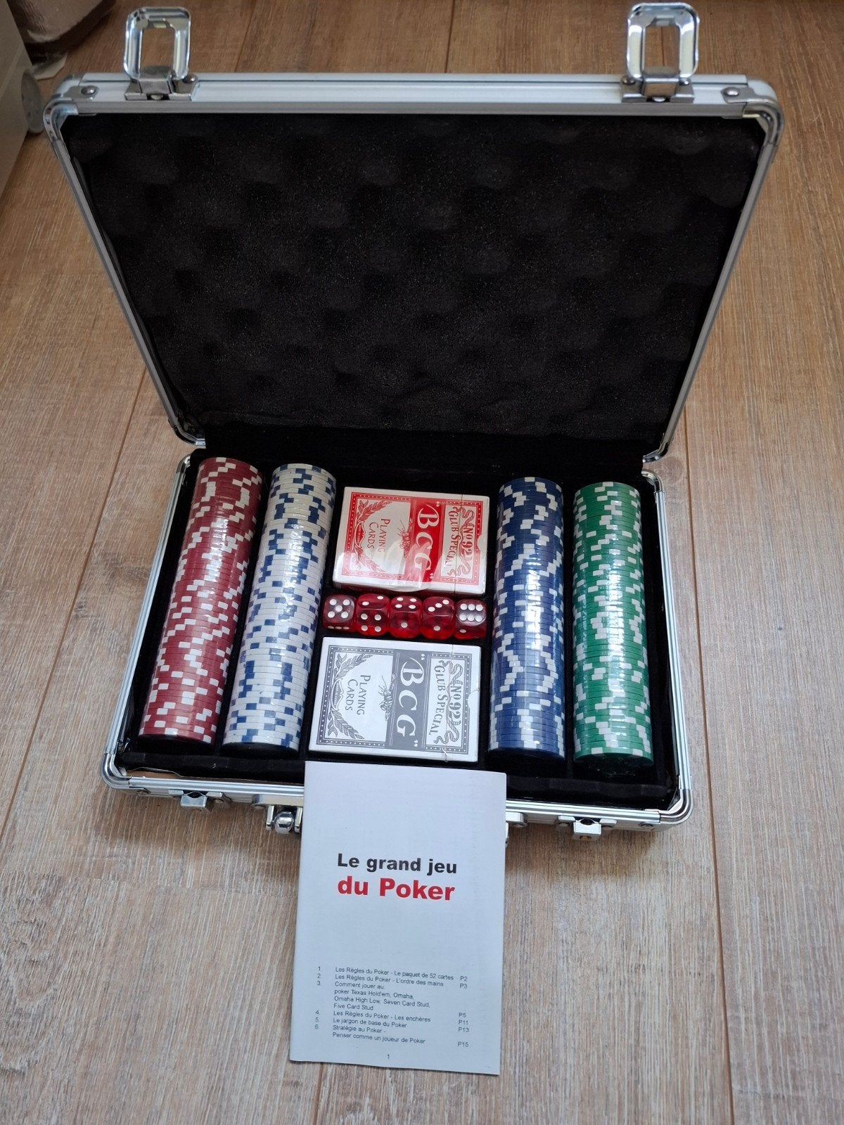 Nieuw Poker Set in Aluminium Koffer, Ophalen of Verzenden, Nieuw