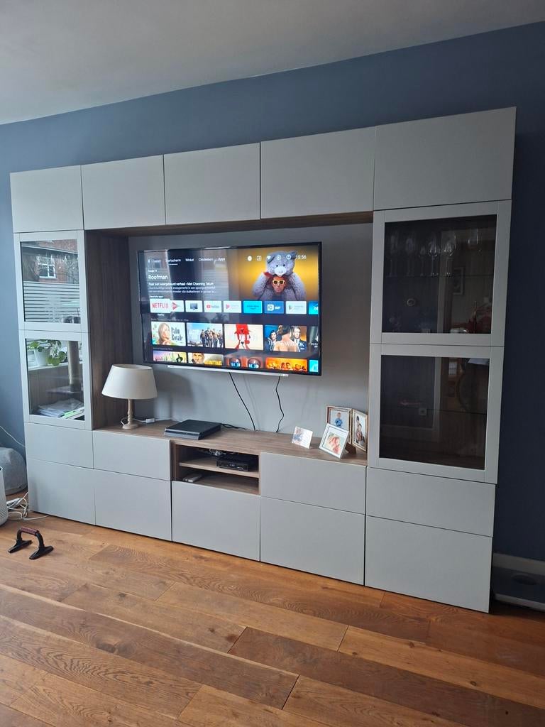 Ikea wandmeubel, zonder tv, Ophalen of Verzenden