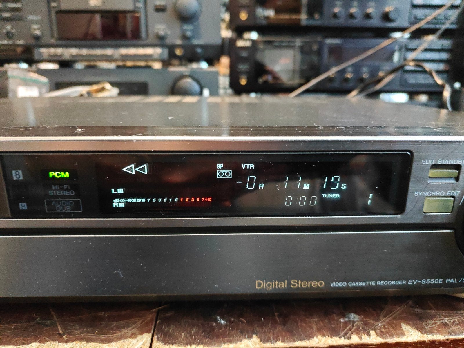 Sony EV-S550E Hi8 Videorecorder met afstandbediening, Audio, Tv en Foto, Videospelers, Ophalen of Verzenden