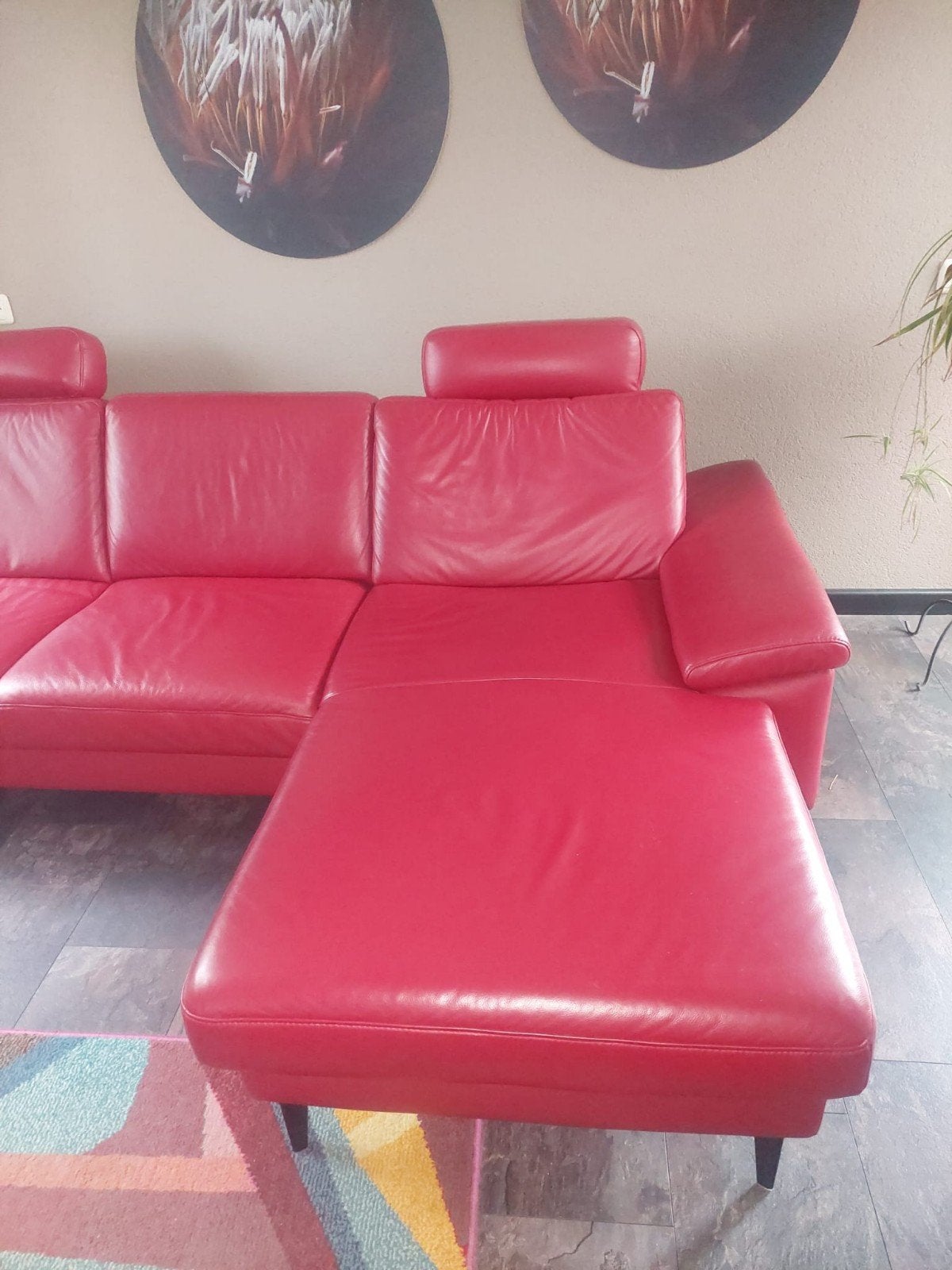 Mooie, nette en comfortabele hoekbank met loungegedeelte, Ophalen, 250 tot 300 cm, Gebruikt, Hoekbank