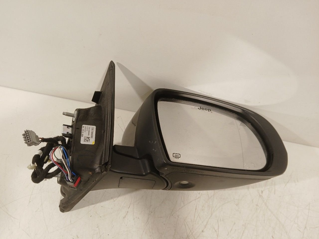 Spiegel buiten rechts elektrisch Jeep Compass, Auto-onderdelen, Spiegels, Jeep, Gebruikt, Herkomst onderdeel bekend, 12 maanden garantie
