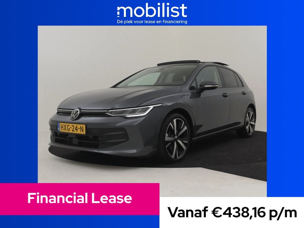 Volkswagen Golf 1.5 eHybrid Life Edition 204Pk DSG/AUTO, 4 cilinders, Bedrijf, 1700 kg, Zilver of Grijs