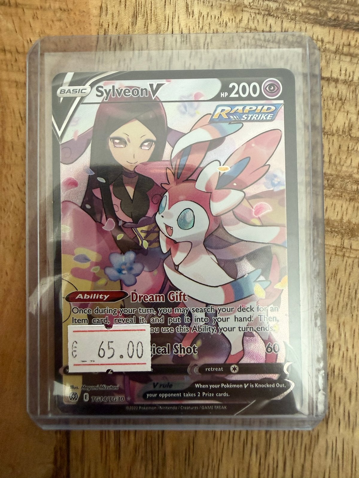Pokémon TCG: Sylveon V (Alternate Art) - Evolving Skies, Ophalen of Verzenden, Zo goed als nieuw, Losse kaart