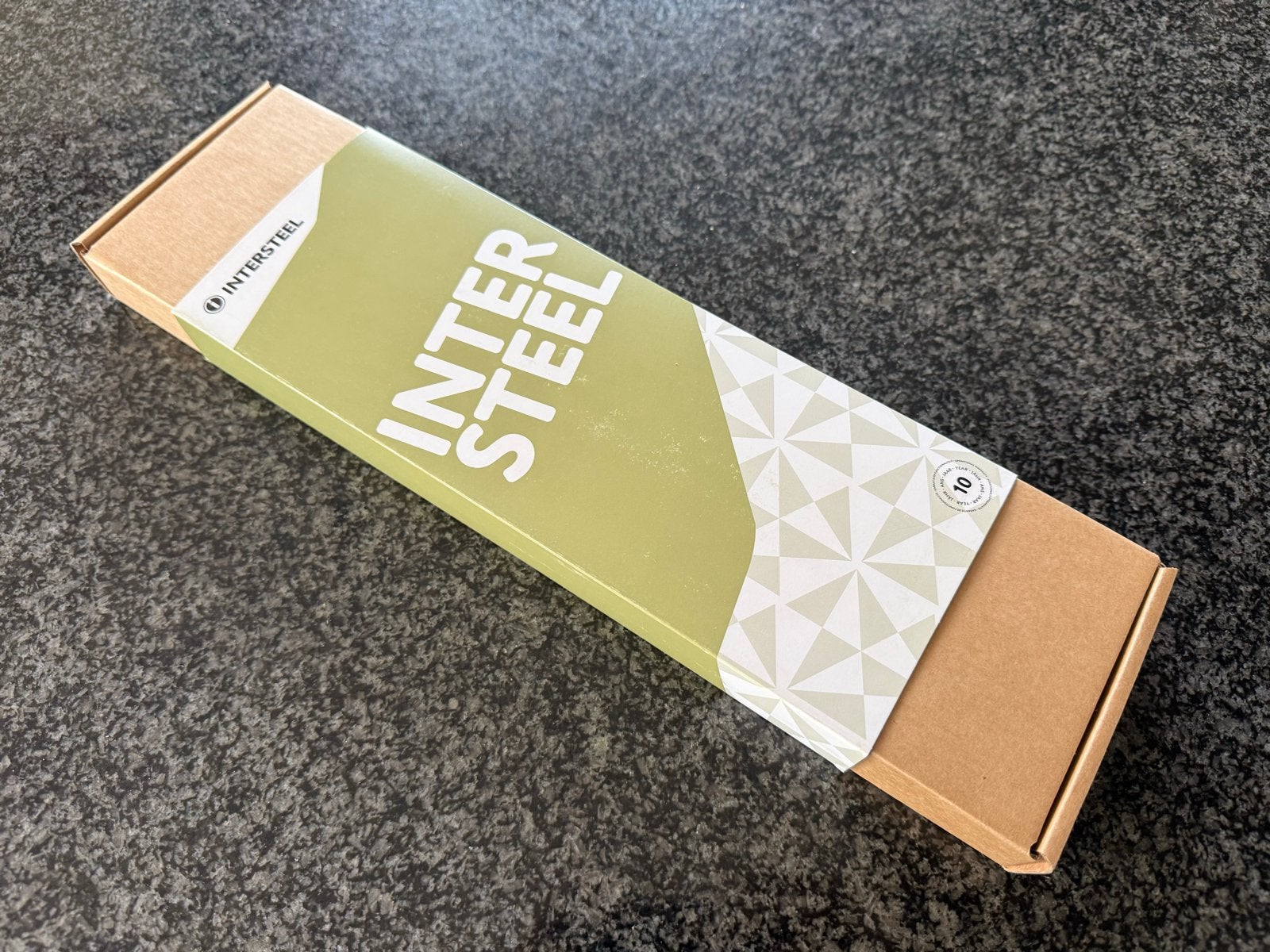 Intersteel briefplaat messing/goud - NIEUW - brievenbusklep