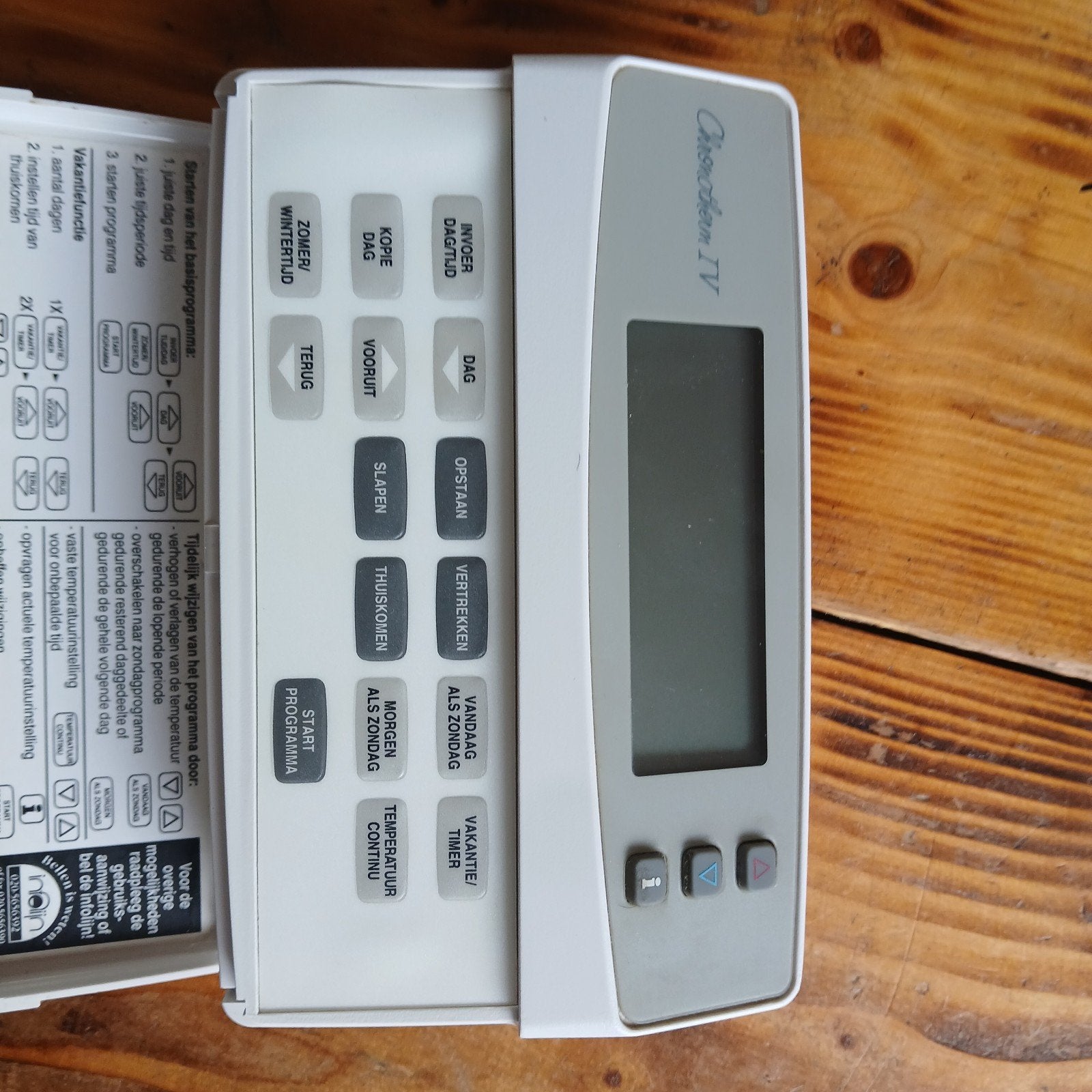 programmeerbare thermostaat - Honeywell Chronotherm, Ophalen of Verzenden, Gebruikt