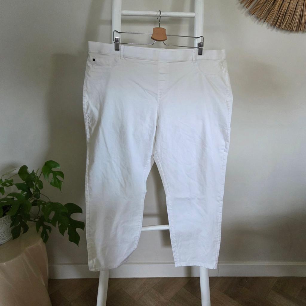 Witte jeans look broek van me & my ZUMBA maat 52 c&a promiss, Kleding | Dames, Grote Maten, Wit, Ophalen of Verzenden, Zo goed als nieuw