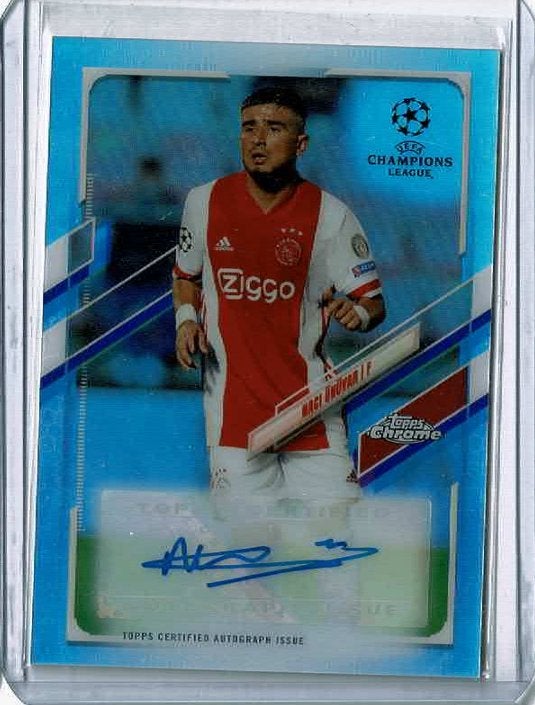 2020-21 Topps Chrome Naci Unuvar Autograph Signed Rookie RC, Verzamelen, Ophalen of Verzenden, Nieuw, Buitenlandse clubs, Spelerskaart