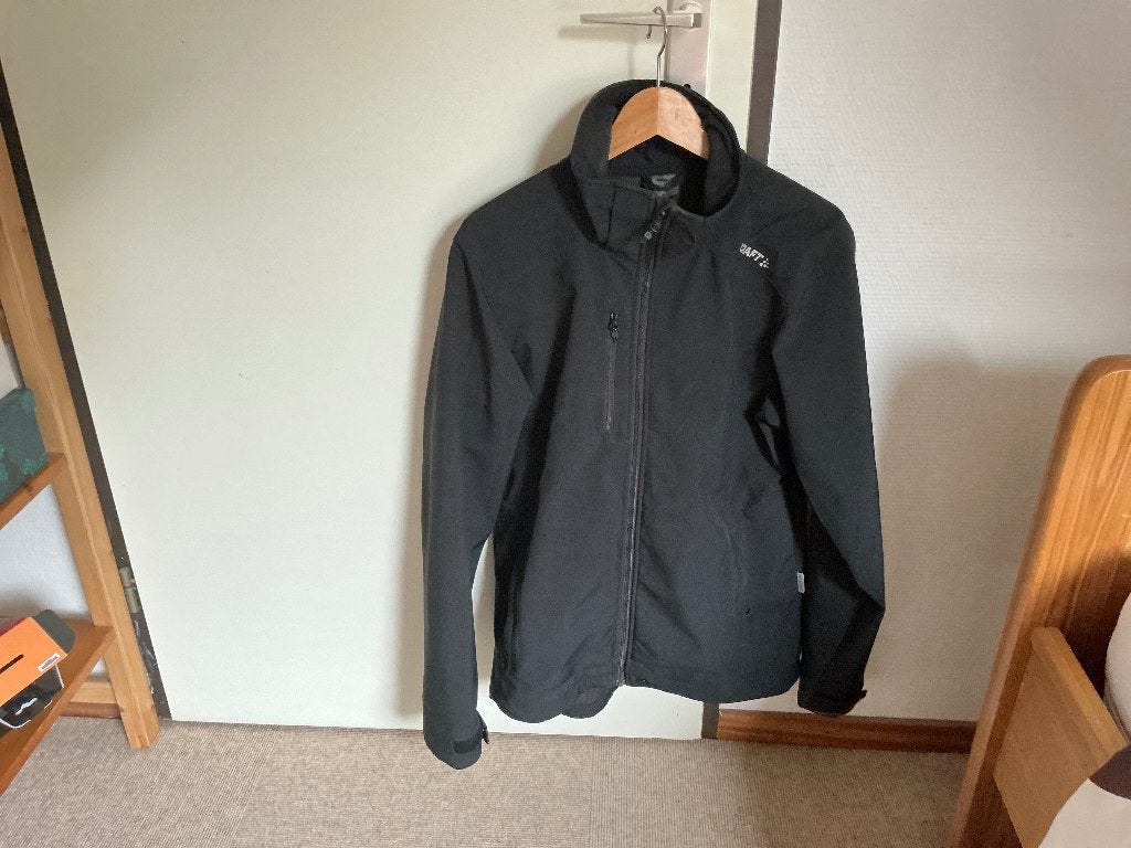 Craft Softshell Jas Zwart - Maat M, Zwart, Ophalen of Verzenden, Gedragen, Craft