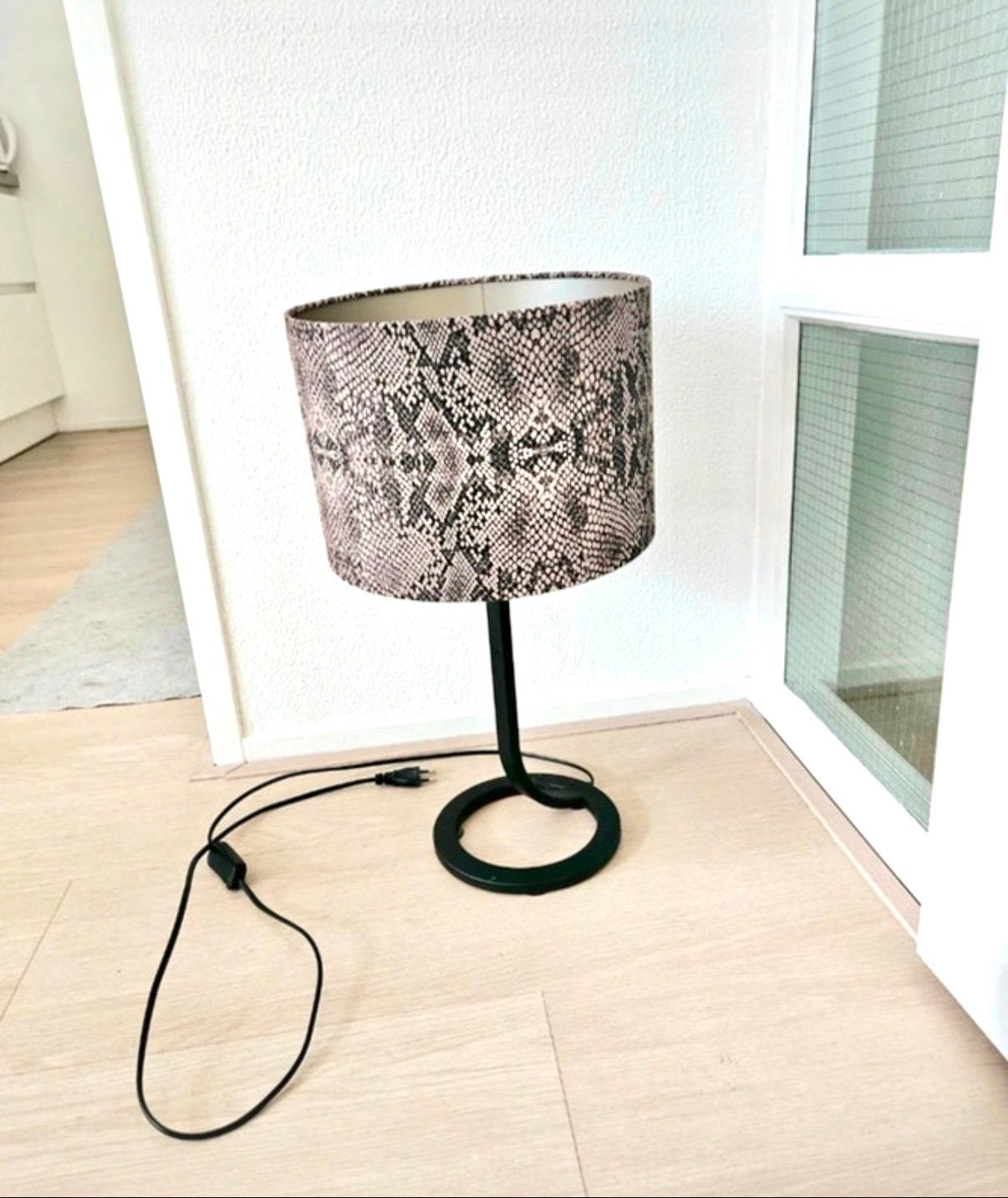 Nieuw tafellamp slangenprint Light&Living, Huis en Inrichting, Verzenden, Nieuw, Minder dan 50 cm
