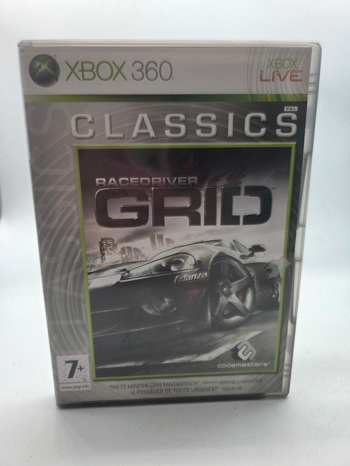 Race Driver GRID - Xbox 360 Classics (PEGI 7+), Online, Gebruikt, Niet gespecificeerd op de verpakking, 1 speler