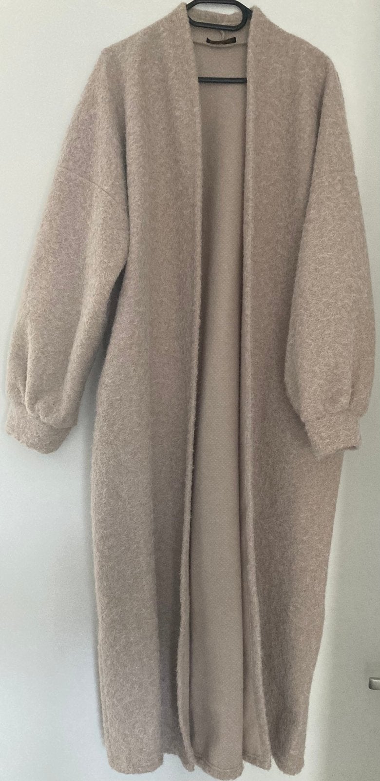 Azzurro lang vest beige onesize, Ophalen of Verzenden, Zo goed als nieuw, Beige