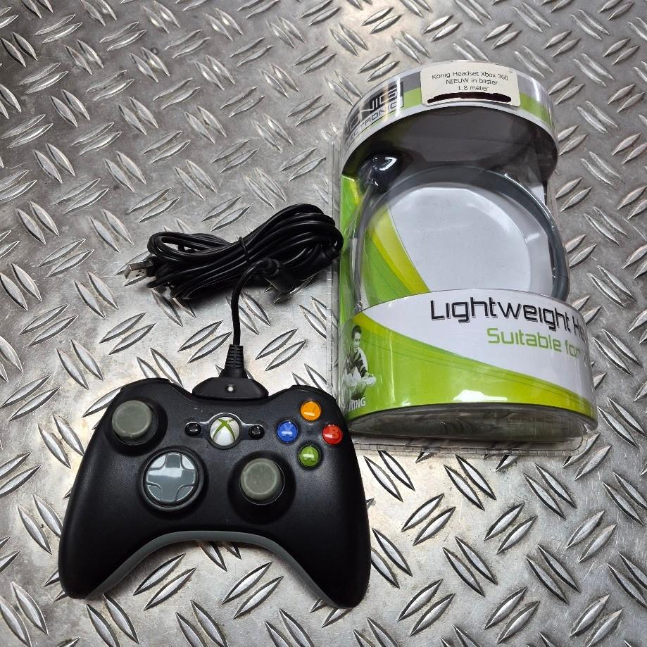 xbox 360, Spelcomputers en Games, Gebruikt, Met headset, Ophalen of Verzenden, X
