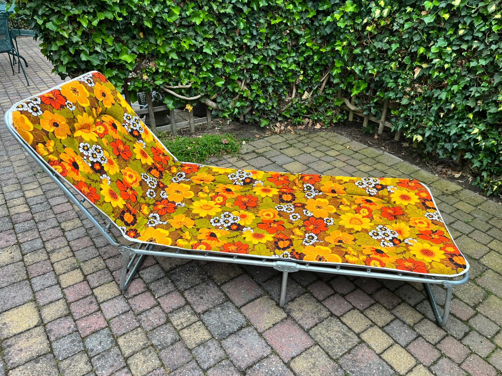 Stretcher, Tuin en Terras, Ligbedden, Ophalen, Zo goed als nieuw, Metaal, Verstelbaar