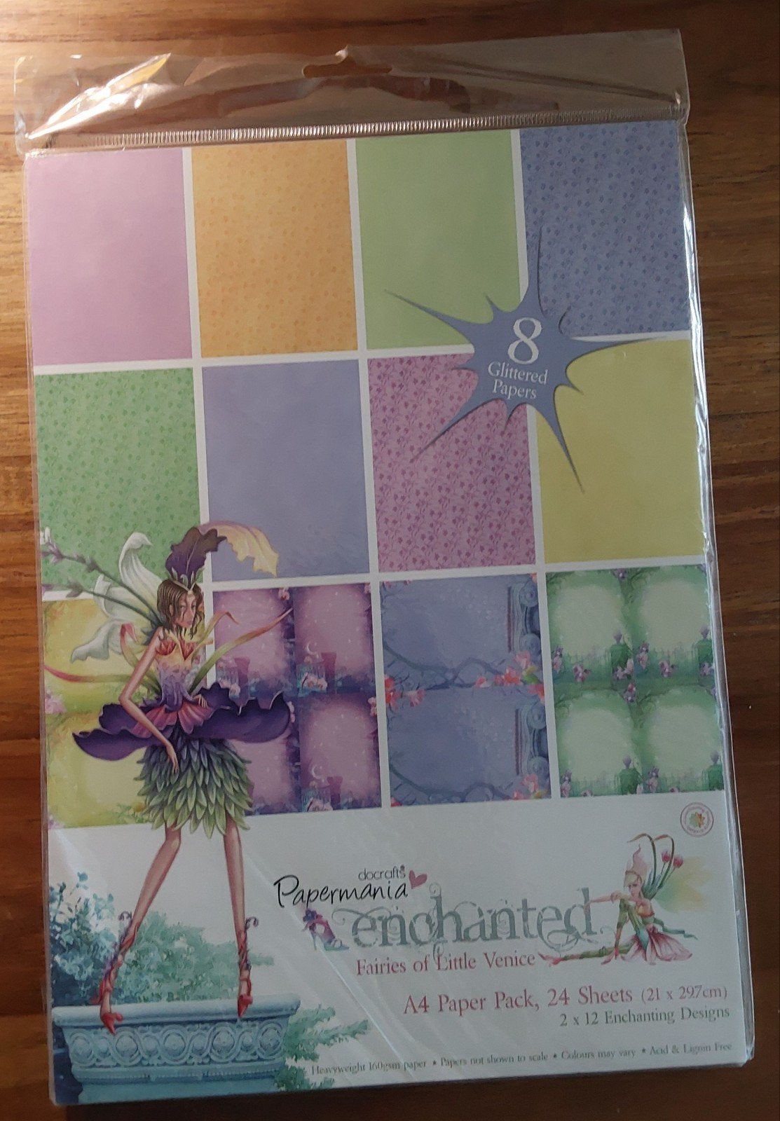 Papermania Docrafts E - Fairies of little Venice. 24 vel., Hobby en Vrije tijd, Scrapbooking, Ophalen of Verzenden, Nieuw, Papier of Karton