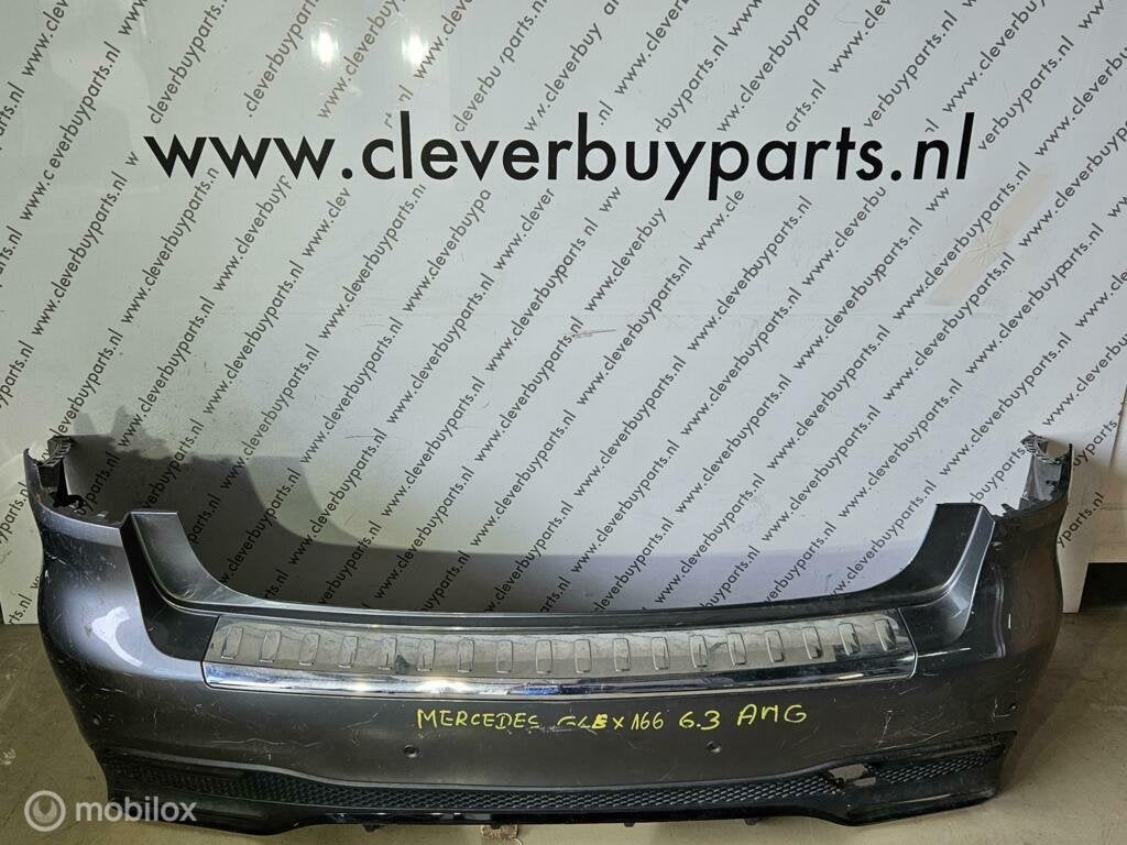 Achterbumper origineel GLE-klasse W166 ('15-'18) A1668853900, Gebruikt, Mercedes-Benz, Ophalen of Verzenden, Mercedes-Benz