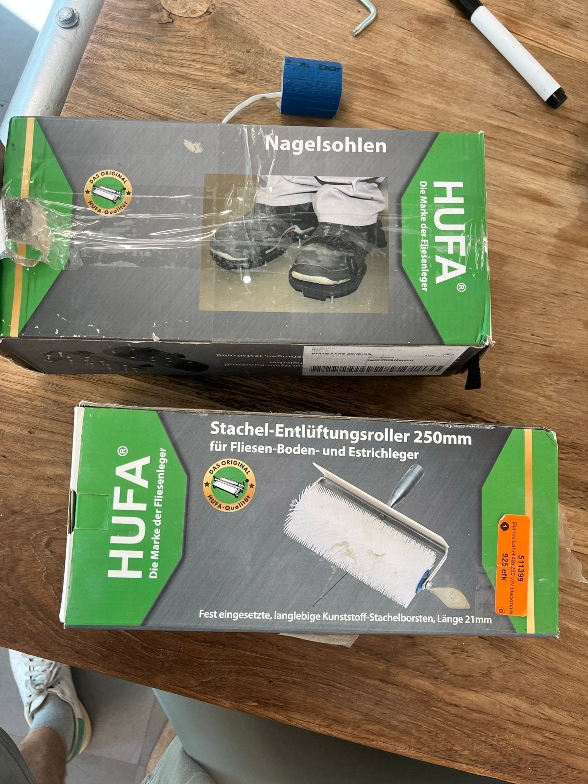 Spijkerzolen en ontluchtingsroller voor vloeren - HUFA, Ophalen of Verzenden, Nieuw, Overige typen, Overige merken