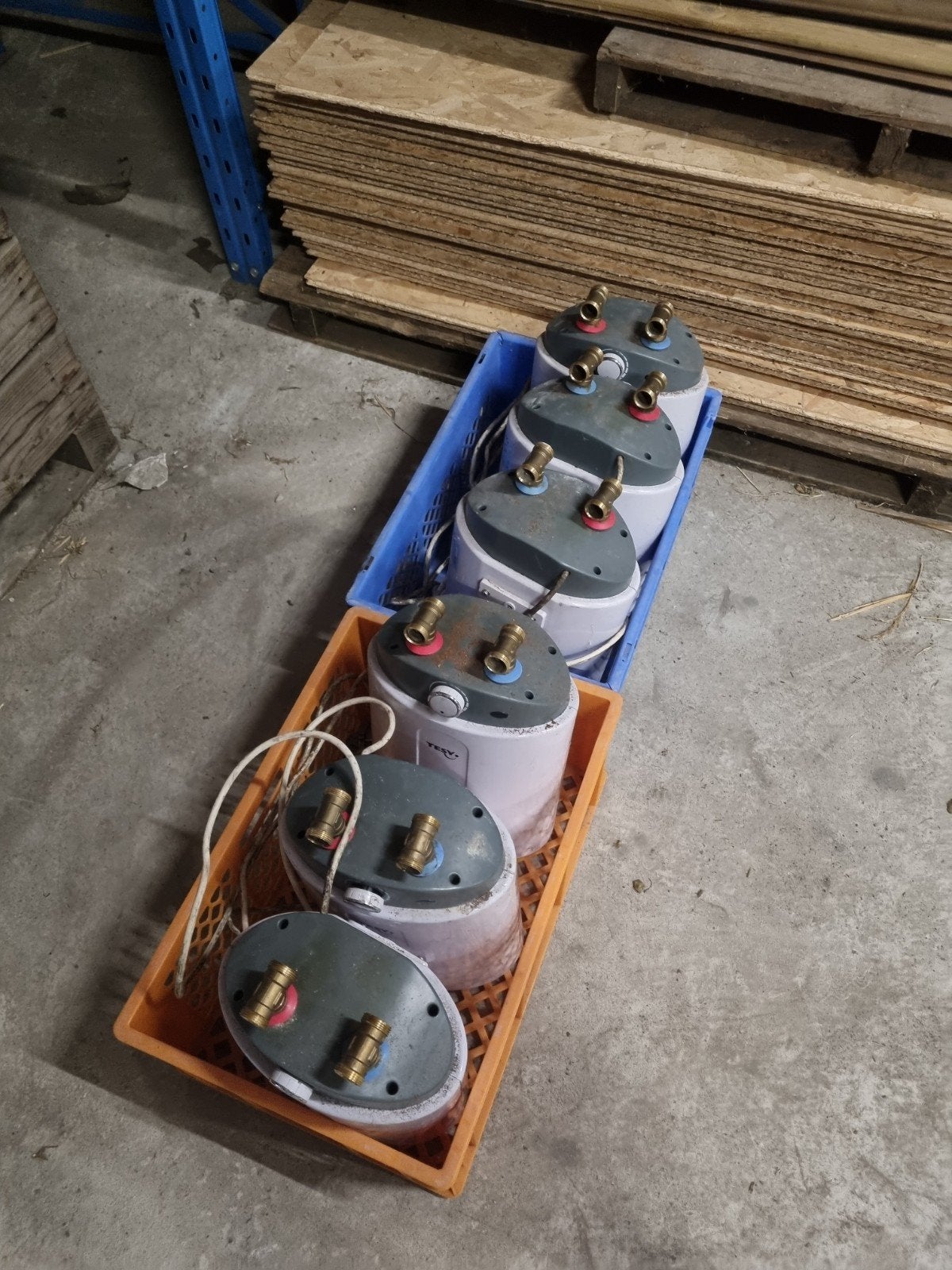 6x tesy keuken/doorstroom boiler 1500w, Minder dan 20 liter, Ophalen, Boiler, Onbekend