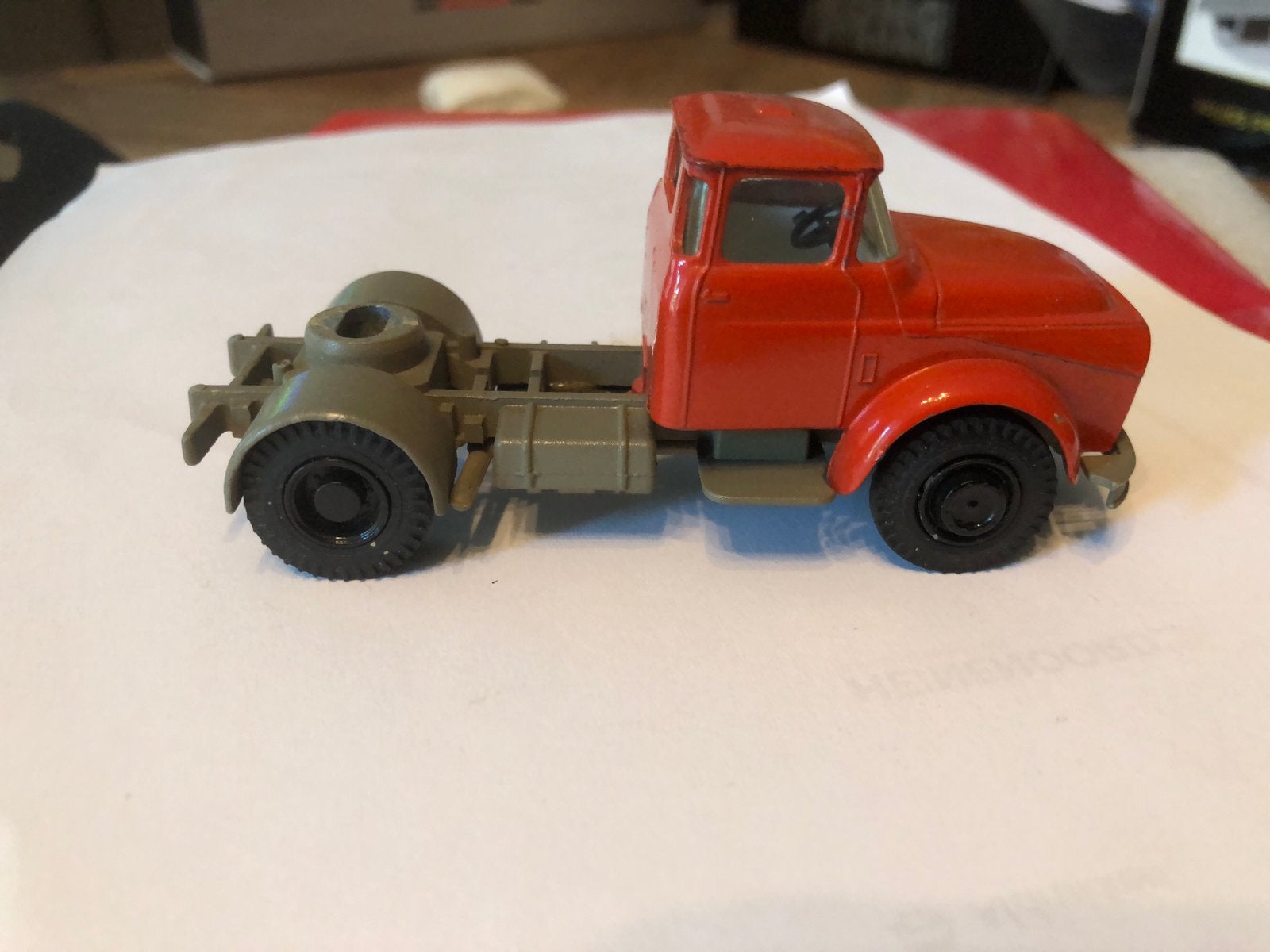LION CAR. DAF TORPEDO TREKKER PRACHT MODEL, Ophalen of Verzenden, Zo goed als nieuw, Bus of Vrachtwagen, Lion Toys