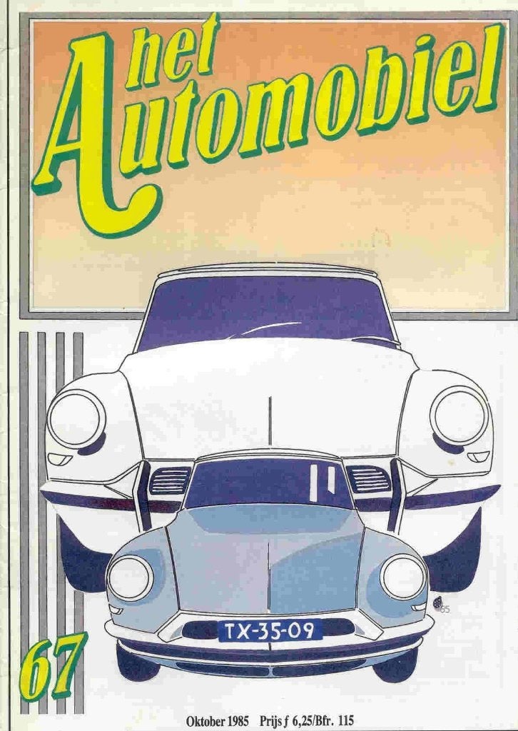 Het Automobiel 67 1985 DS 19, MG B, Hino, Singer, Riemer, Ophalen of Verzenden, Nieuw, Citroën