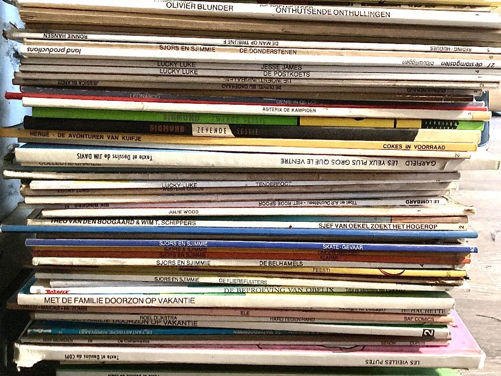 Stripalbums, Eén stripboek, Ophalen