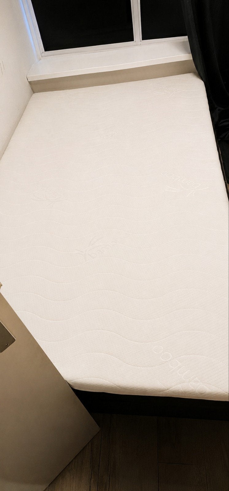boxspring bed onderstel met matras en topper, Ophalen of Verzenden, Blauw