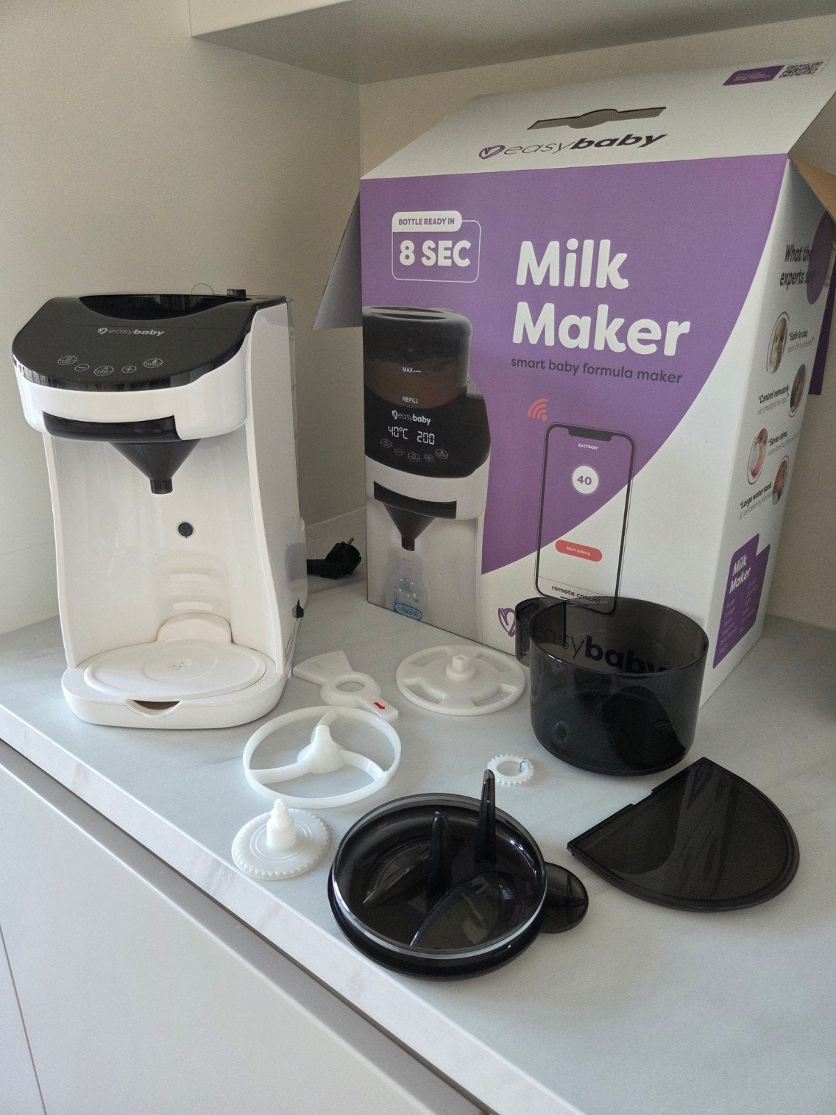 Easybaby Milk Maker - Smart Baby Formula Maker, Zo goed als nieuw, Babyvoedingmaker, Easybaby, Ophalen