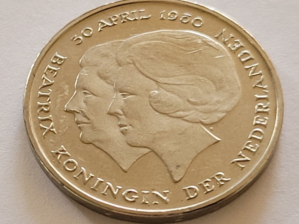 Eén GULDEN Juliana - Beatrix 1980 MUNT, Verzenden, Koningin Juliana, 1 gulden, Losse munt