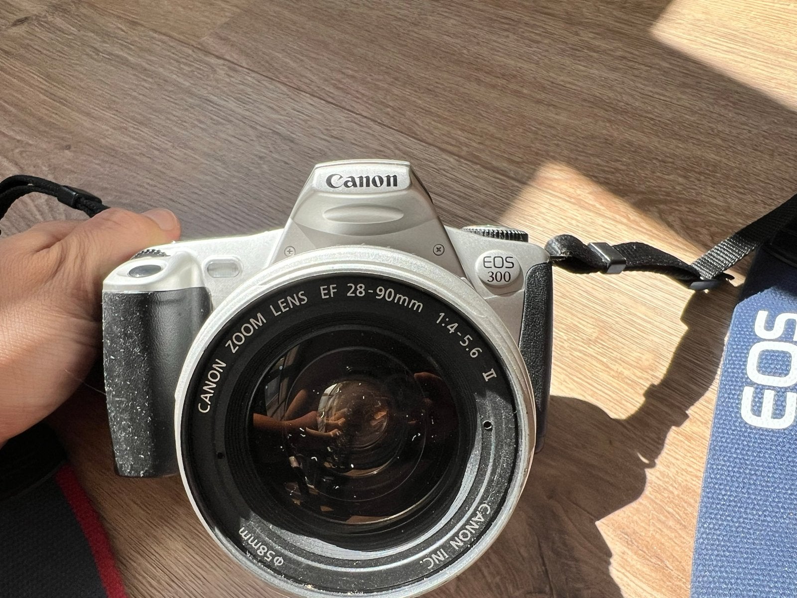 Canon EOS 300 Analoge Spiegelreflexcamera met Lens, Ophalen of Verzenden, Gebruikt, Spiegelreflex, Canon