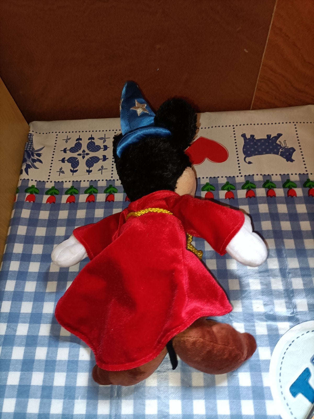 Mickey Mouse knuffel Tovenaar Disneyland World USA 32 cm, Ophalen of Verzenden, Mickey Mouse, Zo goed als nieuw, Knuffel