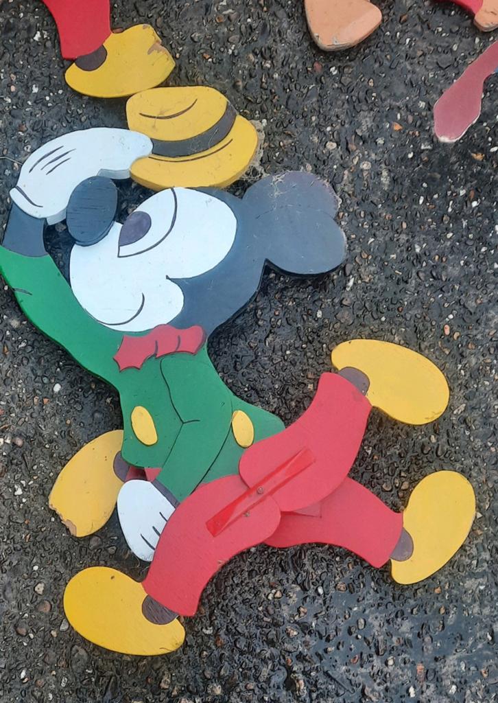 Straatversiering Disney en Looney Tunes figuren, Ophalen, Gebruikt, Versiering, Overige