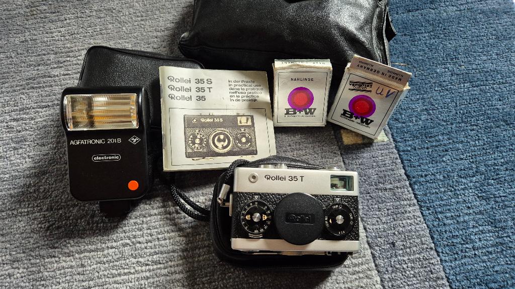Vintage Rollei 35 T, Ophalen of Verzenden, Gebruikt, Compact, Overige Merken