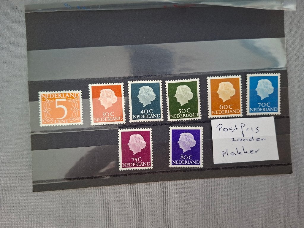 Zegels uit de serie 618/633B fosfor, Postzegels en Munten, Ophalen, Na 1940, Gestempeld