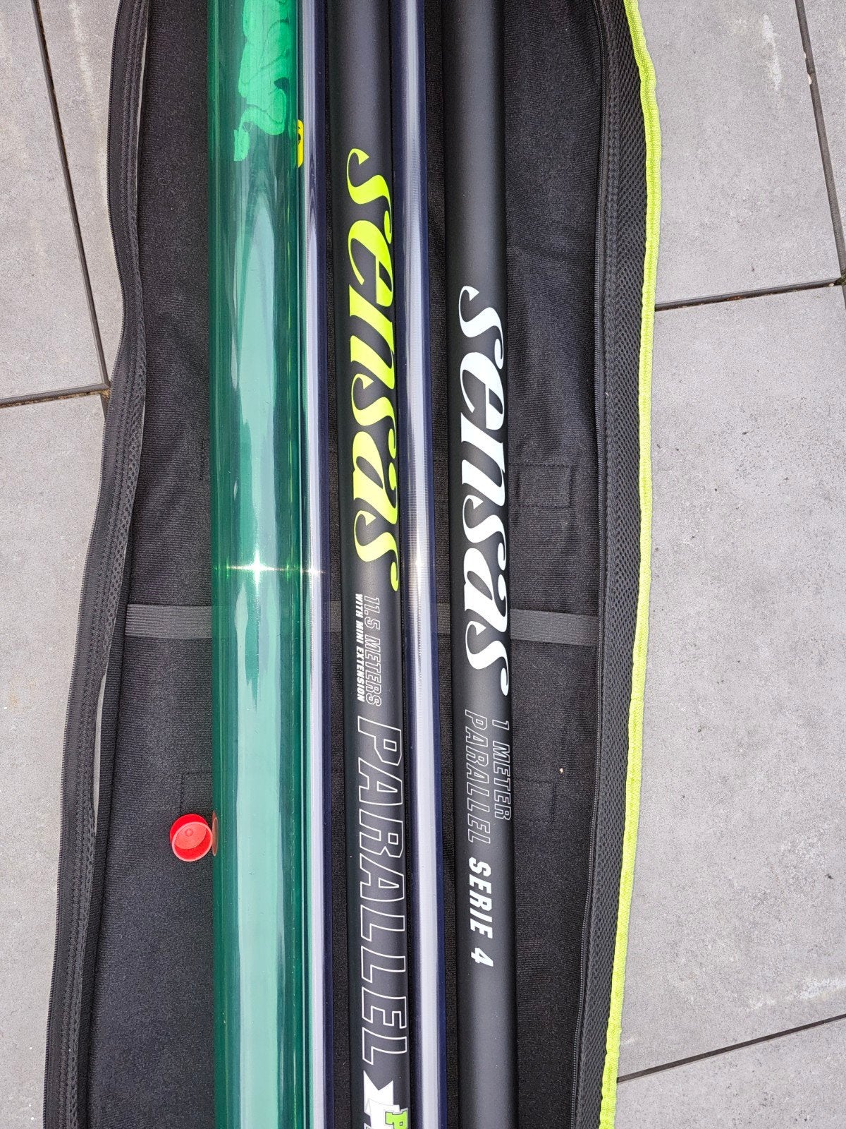 Sensas Parallel Serie 4 Vaste Hengel - 11.5 Meter, Watersport en Boten, Hengelsport | Algemeen, Ophalen of Verzenden, Zo goed als nieuw