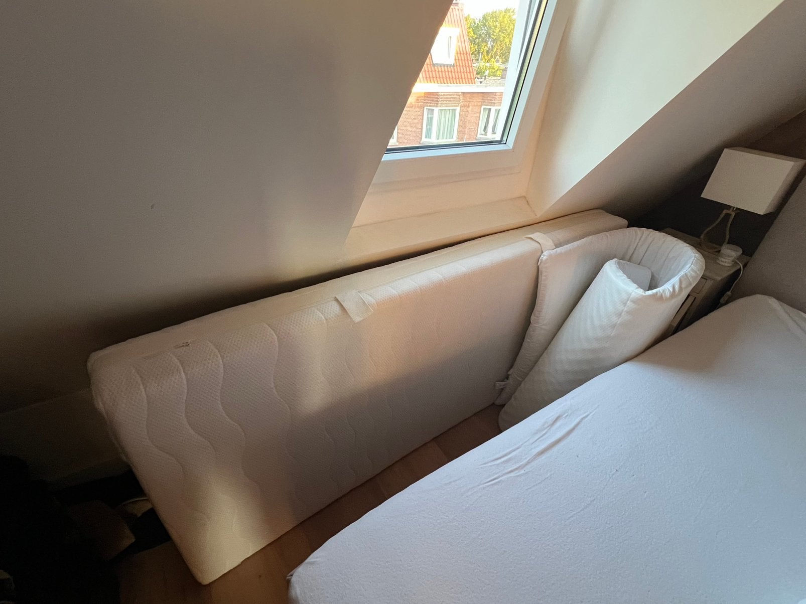 Lidl matras 90x200 cm met topper zgan, Ophalen, Zo goed als nieuw, Eenpersoons, 90 cm