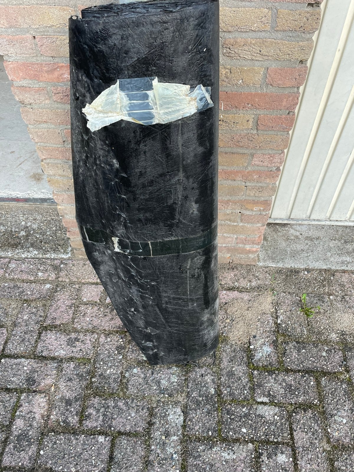 Bitumen dakbedekking - Rol dakleer, Ophalen, Overige materialen, Gebruikt, Zwart