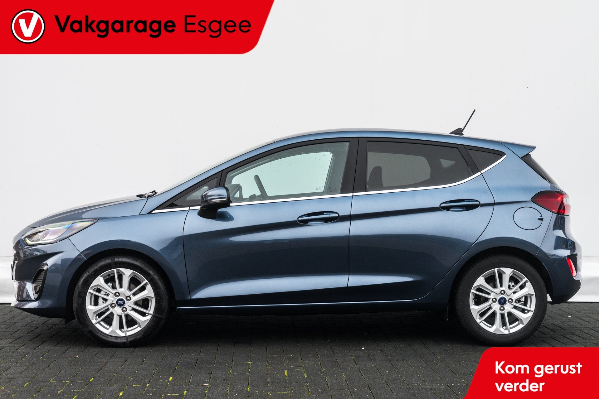 Ford Fiesta 1.0 125 pk EcoBoost Hybrid ST-Line X Automaat |, Met garantie (alle), Blauw, Origineel Nederlands, Bedrijf