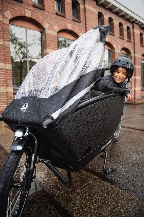 NIEUW Urban Arrow Family Regenhuif Essential, Ophalen, Urban Arrow, Info@mekersfietsen.nl, Grotestraat 59