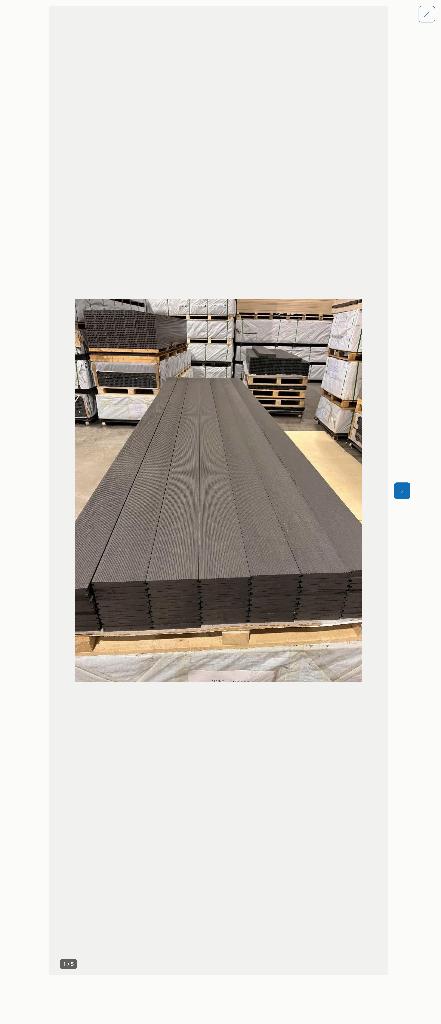 Composiet Vlonderplanken -Antracite dark grey - Massief, Ophalen of Verzenden, Nieuw, Composiet