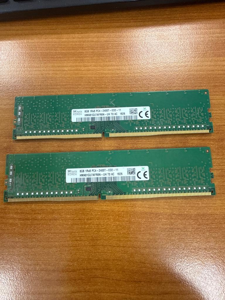 SK Hynix 8GB DDR4 RAM PC4-2400T Geheugenmodule, Computers en Software, RAM geheugen, Gebruikt, Server, DDR4, 8 GB