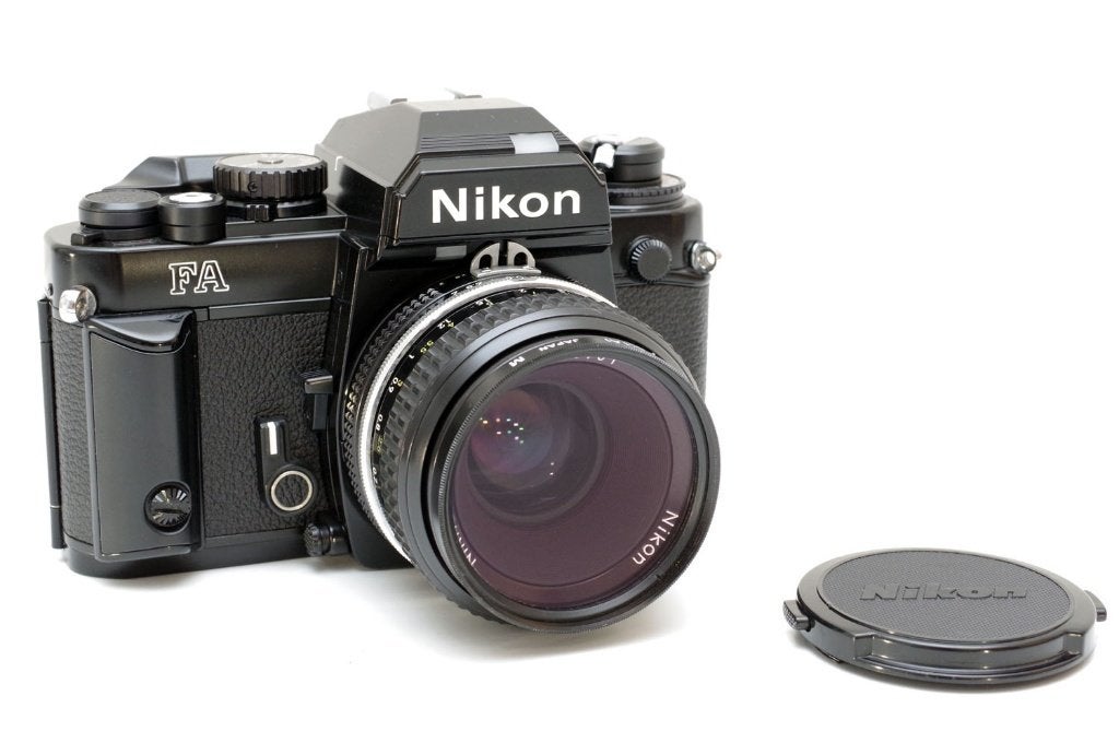 Nikon FA zwart F-mount SLR + AI Nikkor 50mm f/2 prime lens, Ophalen of Verzenden, Refurbished, Spiegelreflex, Nikon