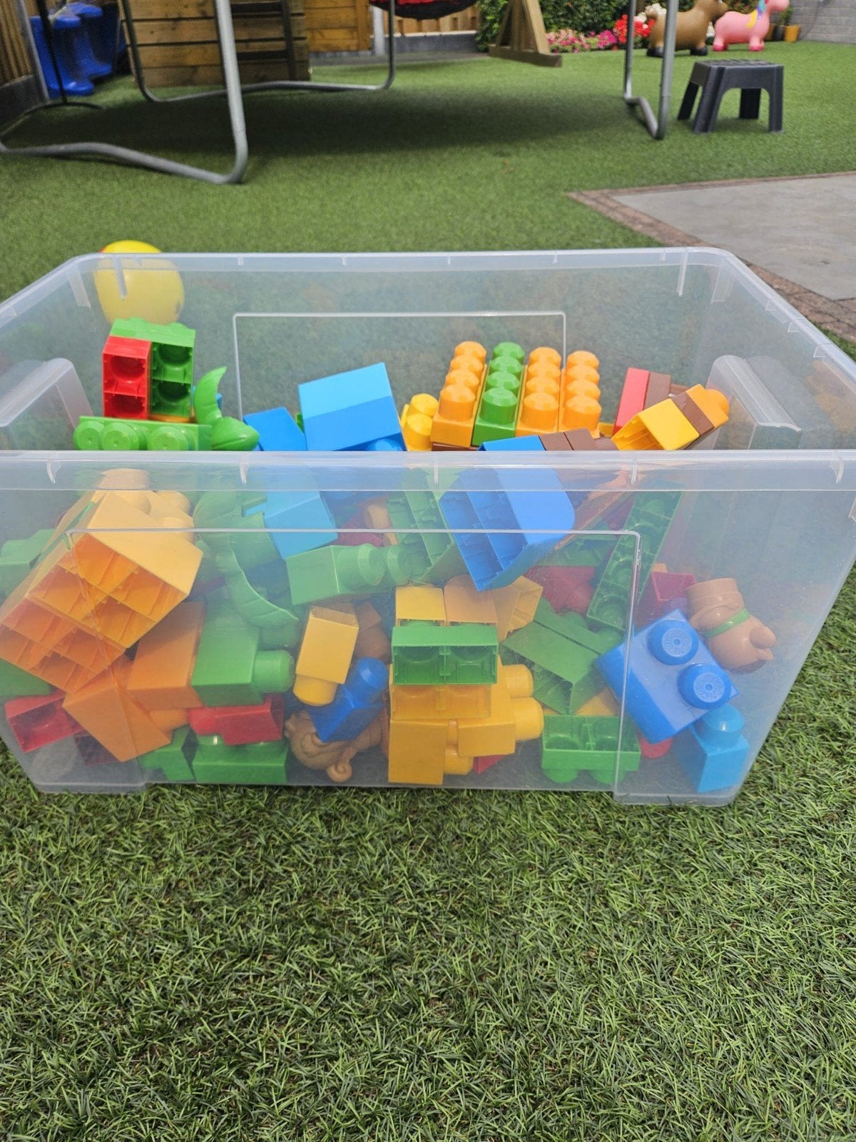 Grote doos met bouwblokken - Mega Bloks, Ophalen, Gebruikt, Megabloks