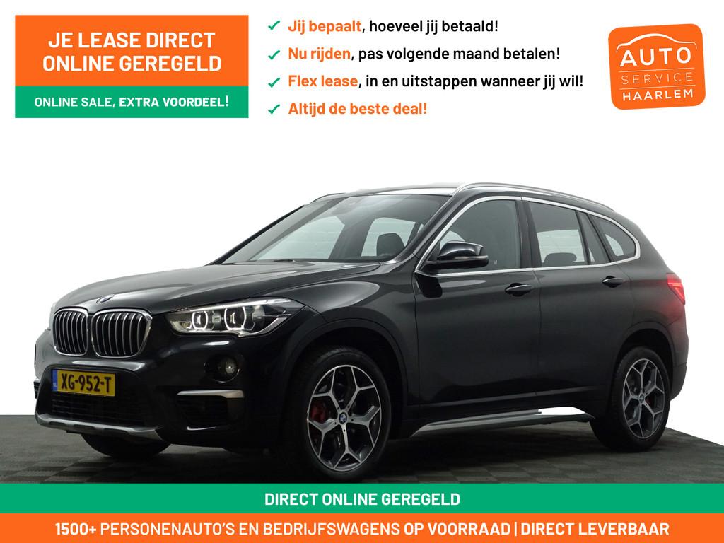 BMW X1 sDrive20i High Executive Aut- NAP 130dkm Dealer Onder, Auto's, 1998 cc, Met garantie (alle), Zwart, Bedrijf