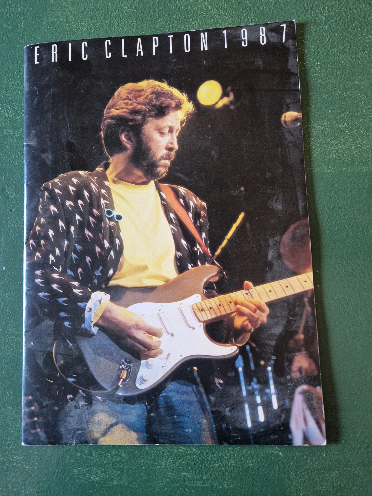 Eric Clapton 1987 Tour Boekje, Ophalen of Verzenden, Gelezen, Artiest, Eric Clapton