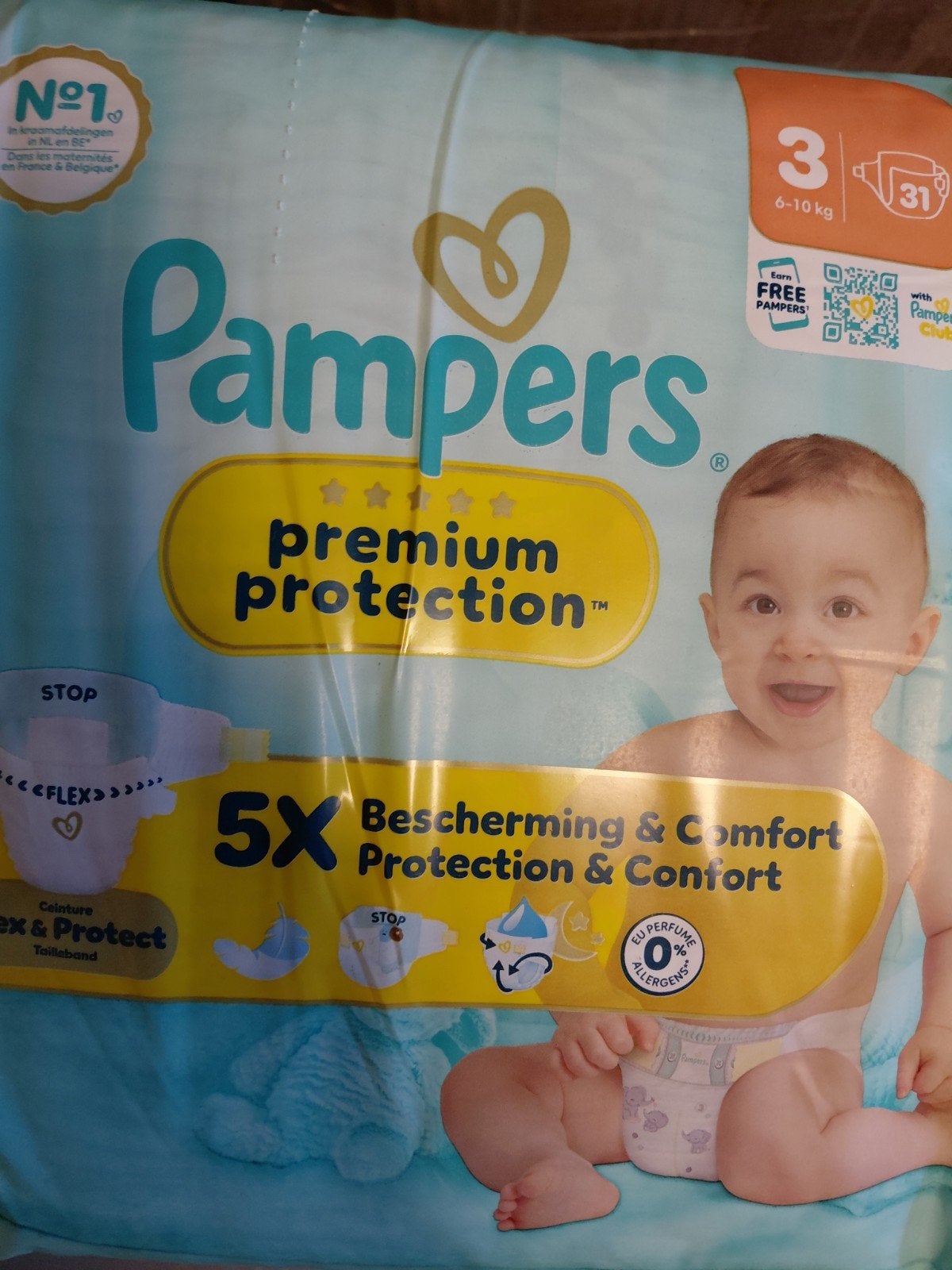 pampers 3 pakken, Ophalen