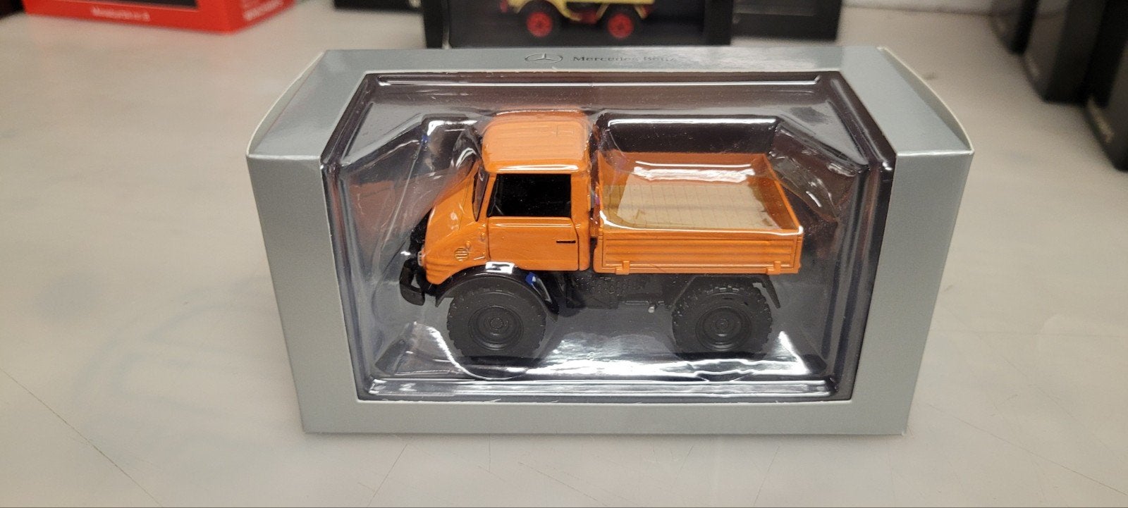 Minichamps Unimog U 406 Pullback, Ophalen of Verzenden, Nieuw, Auto, MiniChamps
