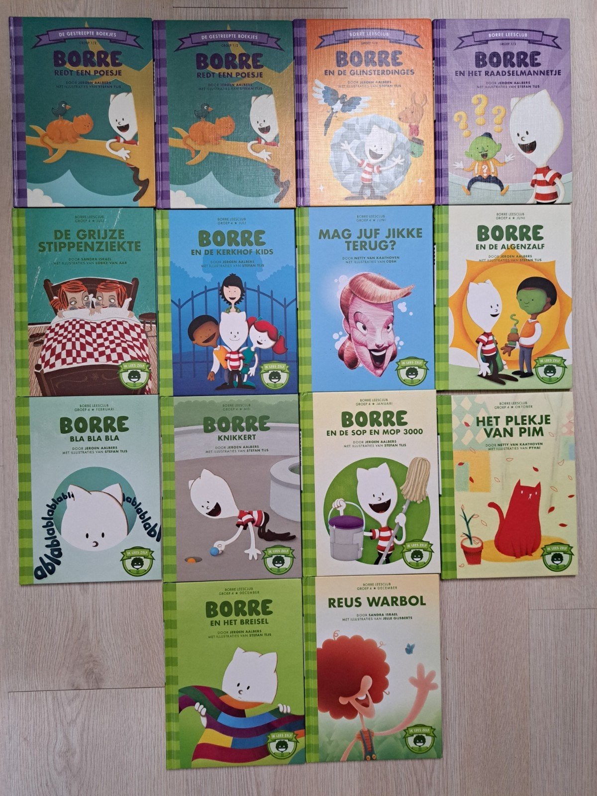 Borre Leesclub Boeken - Grote Collectie (14 stuks), Boeken, Ophalen of Verzenden, Zo goed als nieuw, Jeroen Hoogerwerf, Fictie algemeen