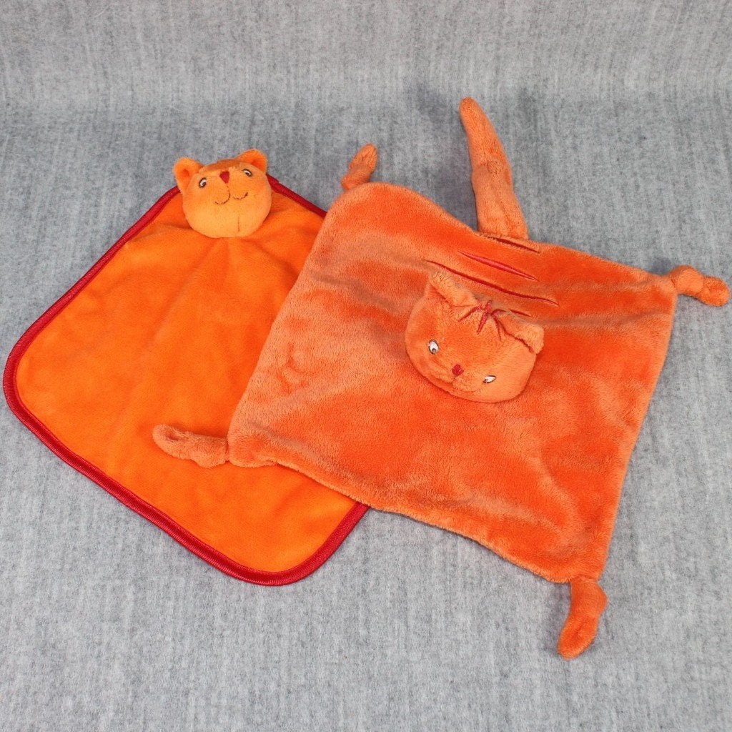 dikkie dik knuffeldoekje 2x baby knuffels, Oranje, Overige karakters, Ophalen of Verzenden, Zo goed als nieuw